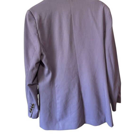 Revolve 1. State Single Button Relaxed Blazer Jacket in Twilight Purple Size 14 - Picture 4 of 6